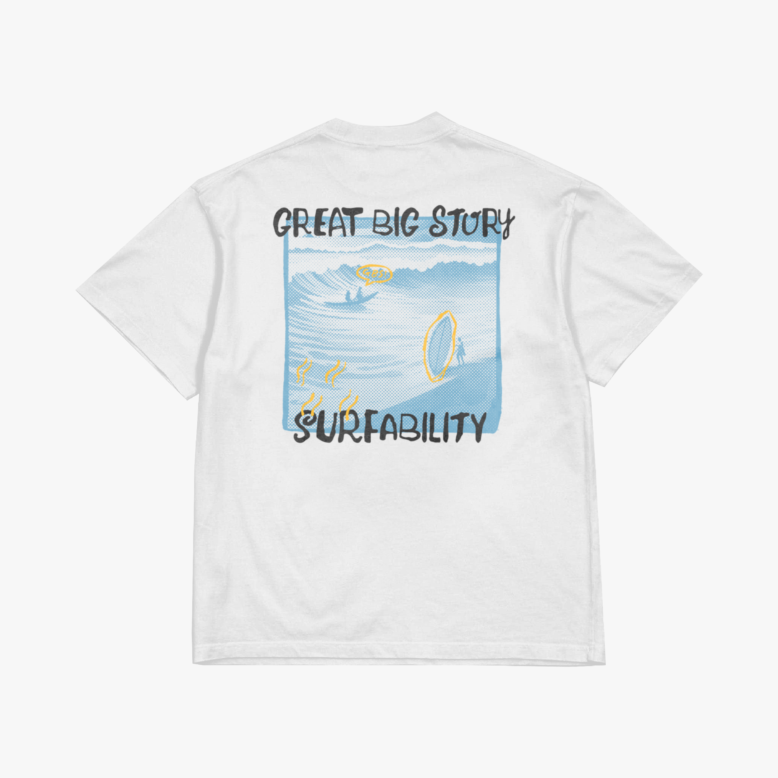 GBS x Surfability White T-Shirt
